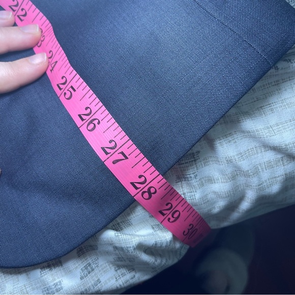 J.Crew Factory Men’s Navy Wool Thompson Blazer Size 36S Two Button Suit Jacket - Picture 11 of 11